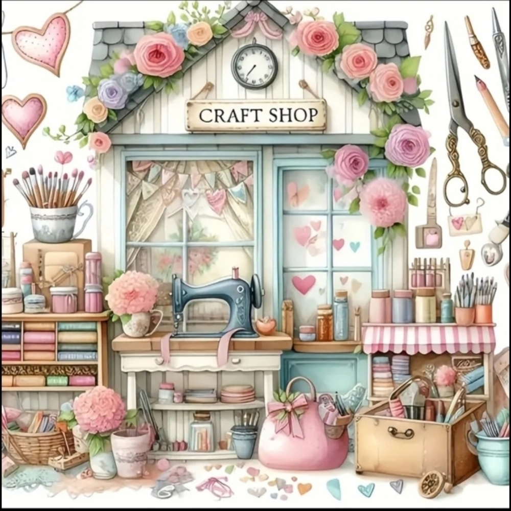 Craft Shop DIY 5D Full Round Drill Diamond Painting